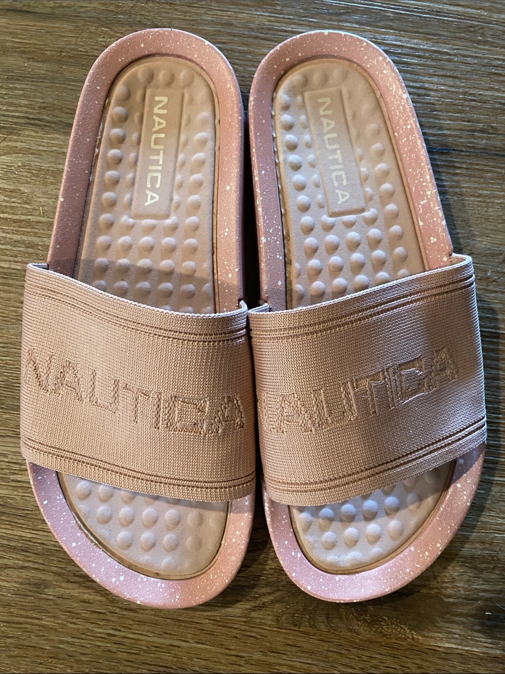 Nautical 7 40 women’s slides slip flop shoes oink heathered athletic